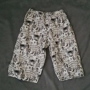 Elastic Waist Halloween PJ Shorts